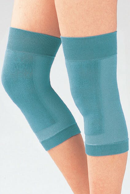 ゲルマ関節保護 ひざサポーター 2色4枚組   ひざの関節をガード 【送料込み】 ＃47153 flife