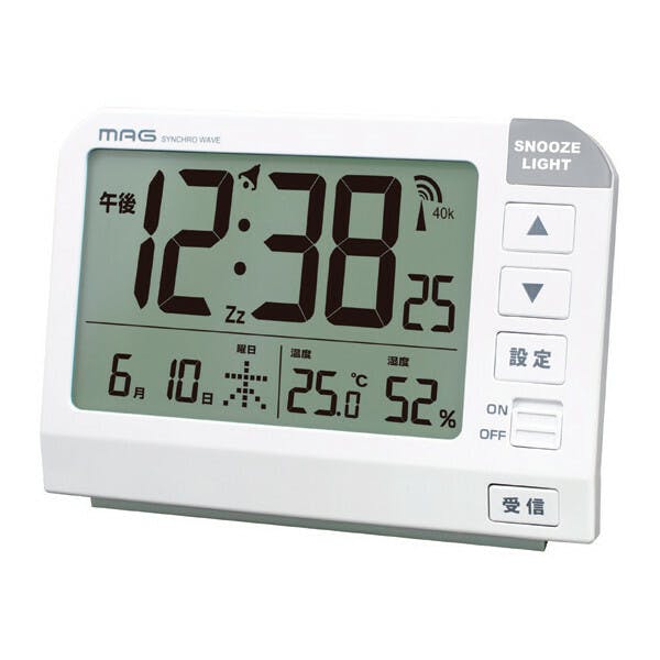 電波式目覚まし時計    【送料込み】 ＃4952324176717 flife