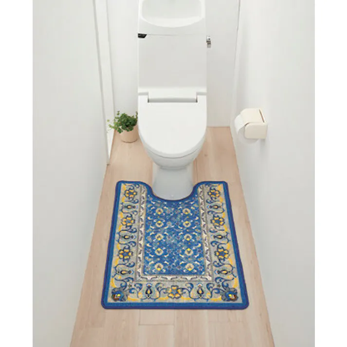 シェニール風トイレマット 【耳長】 滑りにくい加工 【送料込み】 #a2953810 flife