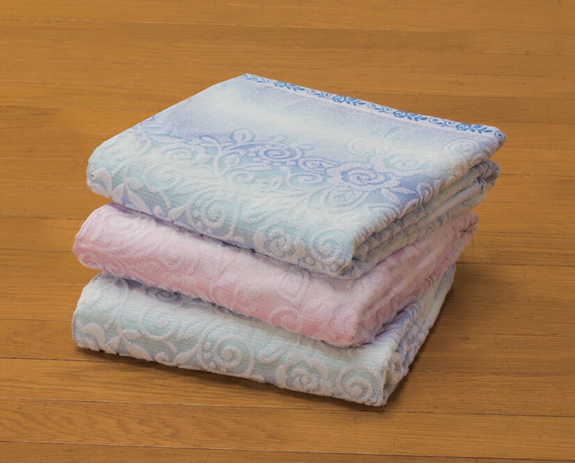 今治産ジャカード織 バスタオル  【2色3枚組】  【送料込み】 ＃a30586 flife