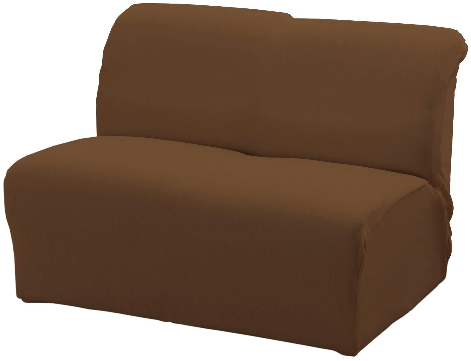 グ～ンと伸びるフィット式ソファカバー 【肘無し 3人掛用】【ブラウン