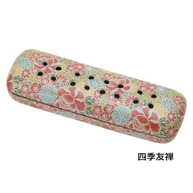 有田焼 寝かせる線香皿 【四季友禅】  【送料込み】 ＃4532902078901 flife