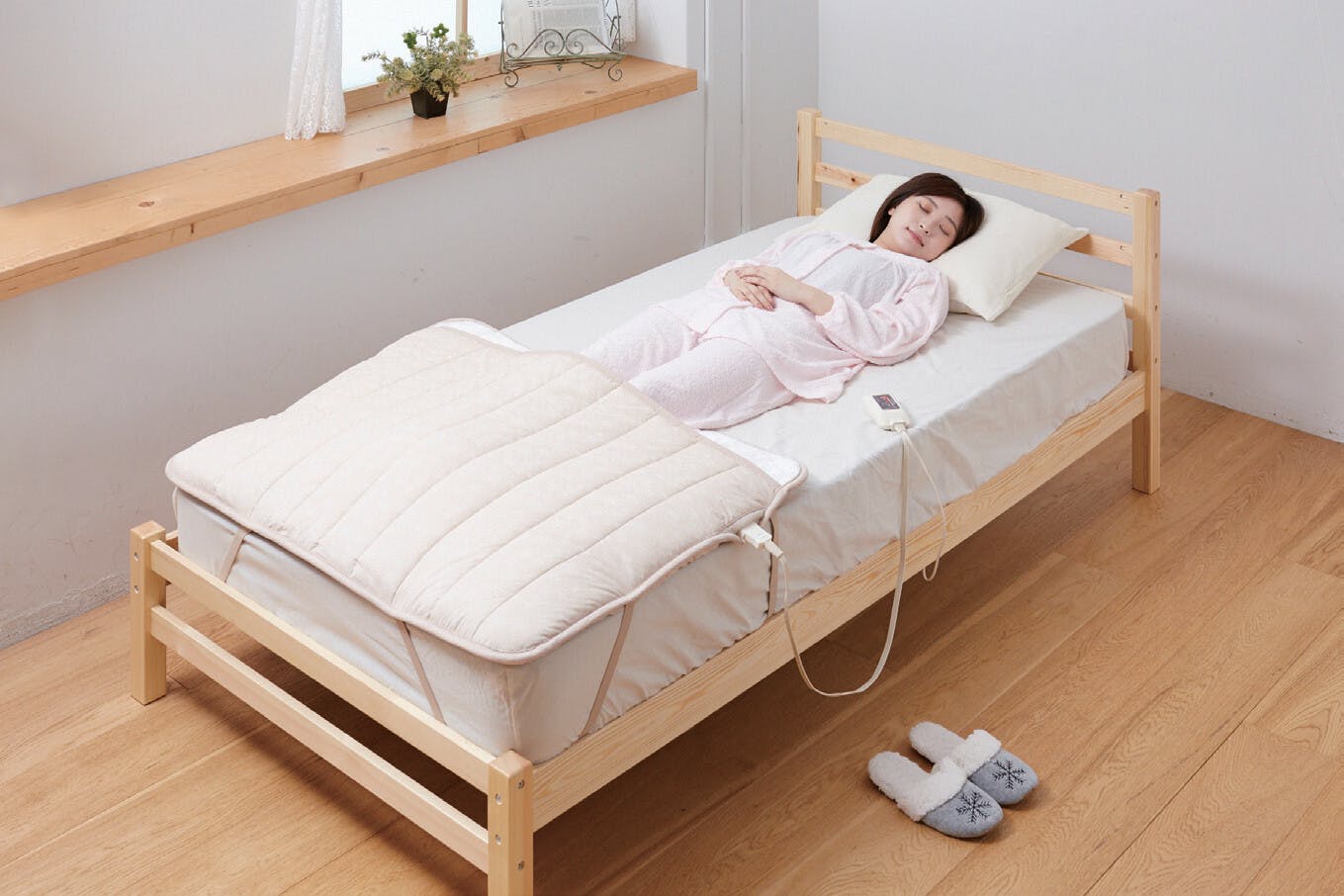 足入れポケット付きホットマット  【ショートタイプ】【ベージュ】 【送料込み】 ＃4571427035716 flife