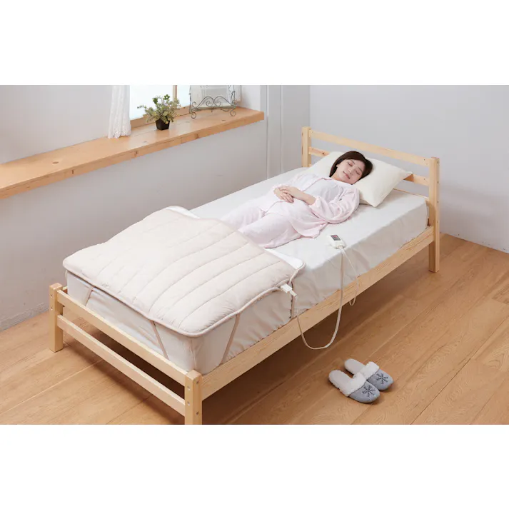 足入れポケット付きホットマット 【ショートタイプ】【ベージュ】 【送料込み】 #4571427035716 flife