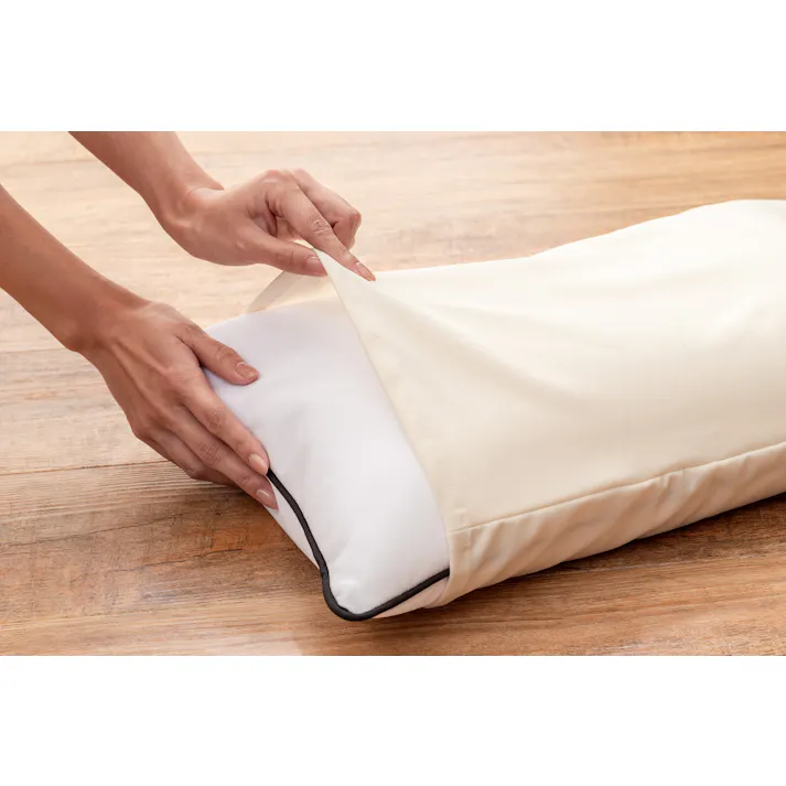 極小発泡ビーズ入もちもち枕 専用カバー 【ミルクティー ※カバーのみ】 【送料込み】 #4589978829401 flife