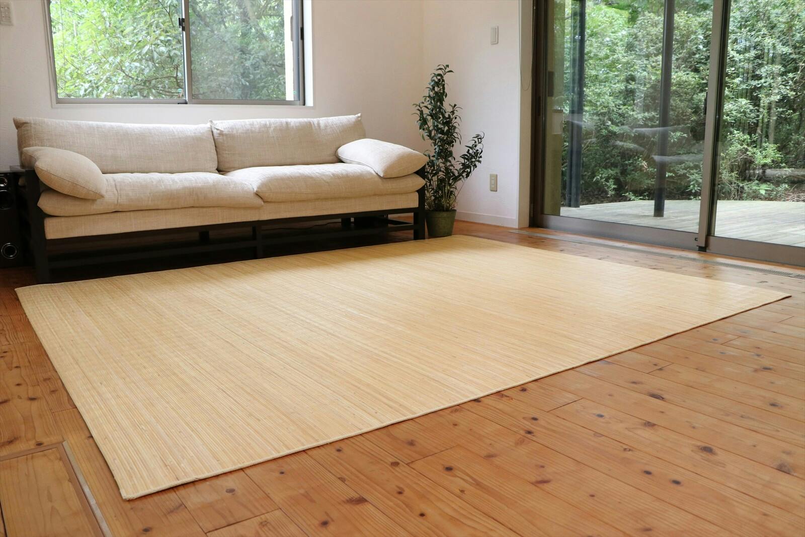 籐カーペット ジャワ 【200×200cm】 【送料込み】 ＃4956642718345