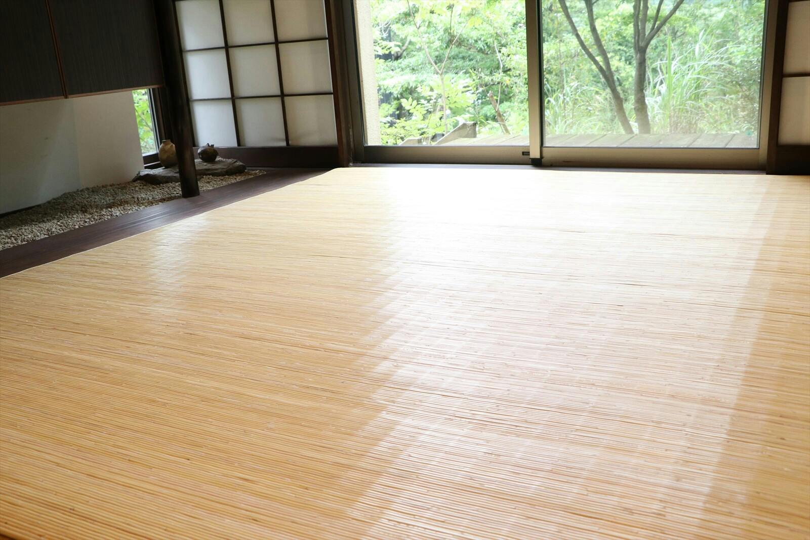 籐カーペット ジャワ 【200×200cm】 【送料込み】 ＃4956642718345