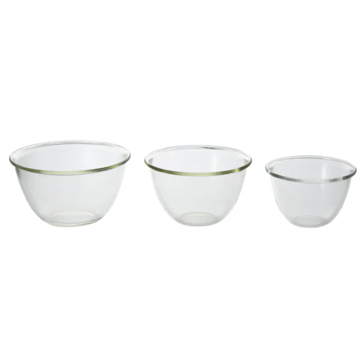 NEW ハリオ 耐熱ガラス製ボウル3個セット 【送料込み】 #4977642420328 flife