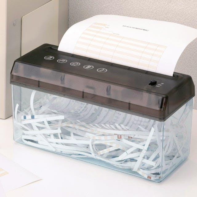 A4電動シュレッダー USBケーブル付き   【送料込み】 ＃66664 flife