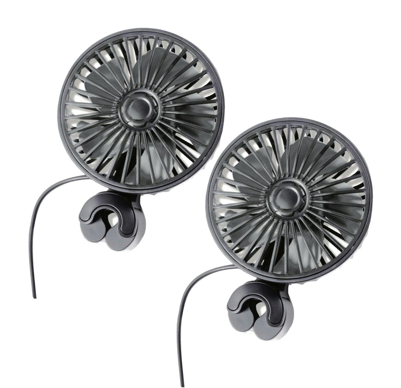 ヘッドレスト扇風機  【2個組】  【送料込み】 ＃a30365 flife