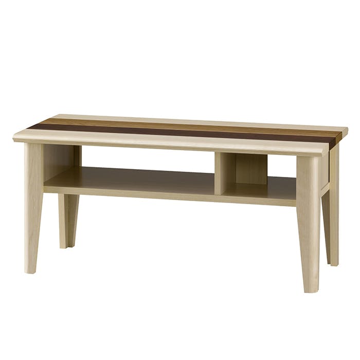 テーブル 高さ36.1cm 収納棚 木製 センターテーブル ローテーブル