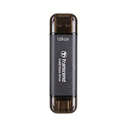 ESD310 �X�e�B�b�N�^SSD USB 10Gbps 128GB �u���b�N �O�t���h���C�u�E�X�g���[�W