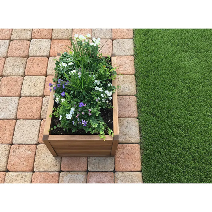 レンガ 敷石 庭 レンガタイル エコブリック ミックス 36個セット 半マス ガーデニング おしゃれ かわいい 敷く タイル 敷材 薄い 屋外 床 敷き タンブル コンクリート製 約98×98×30mm