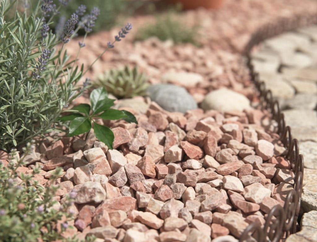 砂利 庭 石 ピンク 洋風 砕石 クラッシュピンク 20kg ガーデニング