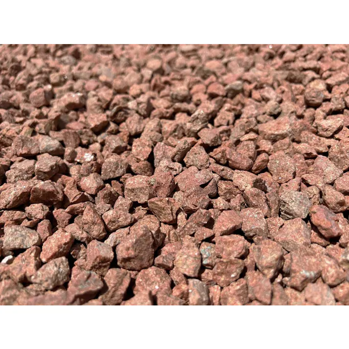 砂利 庭 化粧砂利 アプリコットオレンジ 20kg ドライガーデン 石 おしゃれ かわいい クラッシュストーン オレンジ レッド 赤 レンガ色 カラー砂利 庭石 砕石 ガーデン 洋風砂利 ガーデニング 庭砂利 約10mm-20mm