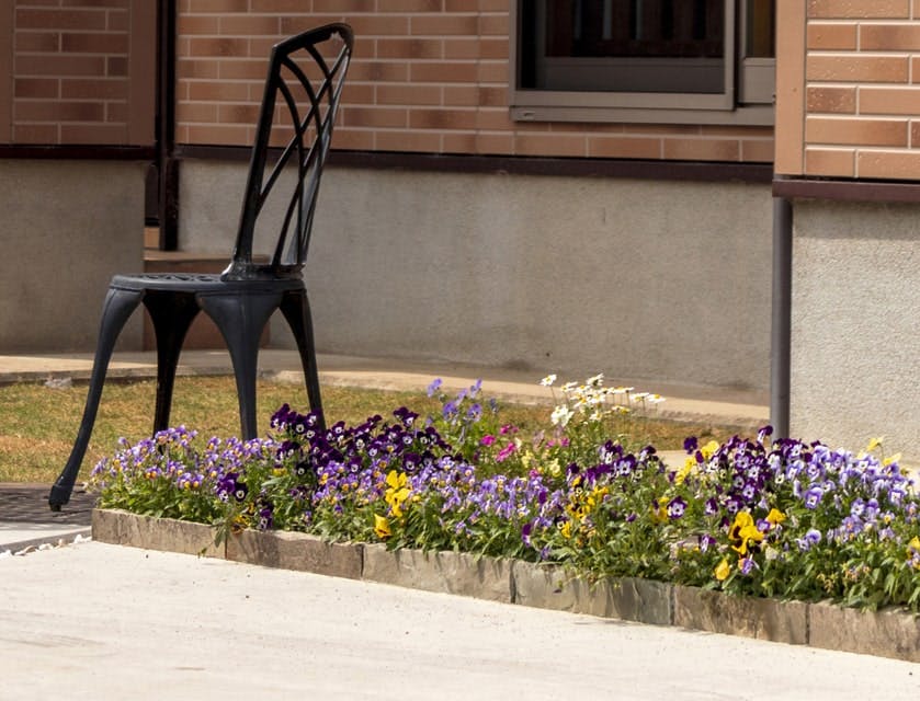 花壇 庭 仕切り ガーデニング 石 ブロック サンドベージュ 約29×9cm