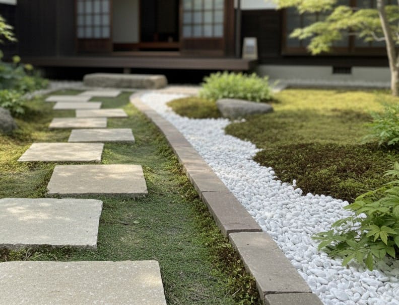 花壇 庭 仕切り ガーデニング 石 ブロック サンドベージュ 約29×9cm