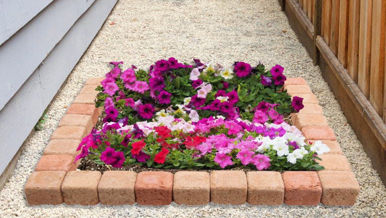 花壇 レンガ 置くだけ ピンコロ ブロック おしゃれ レンガブロック 870