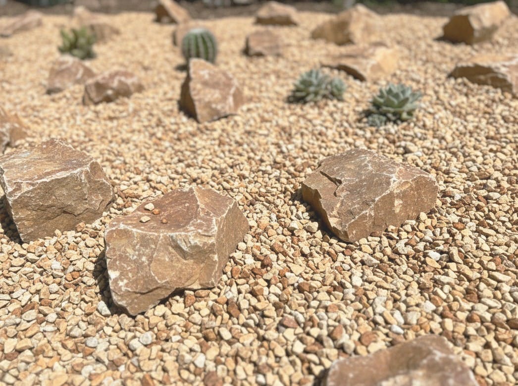 砂利 庭 錆砂利 甲賀砂利 3分 約6-15mm 20kg 化粧砂利 さび砂利