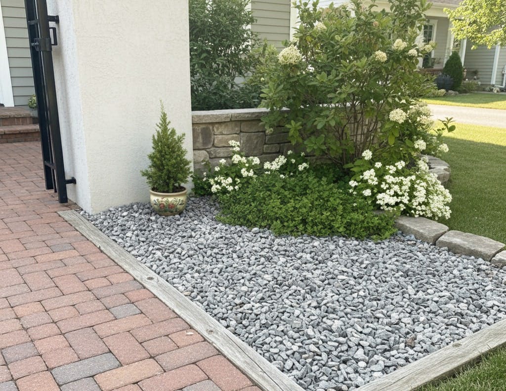 砂利 庭 diy 石 ファイングレー 20kg 砕石 庭砂利 ロックガーデン