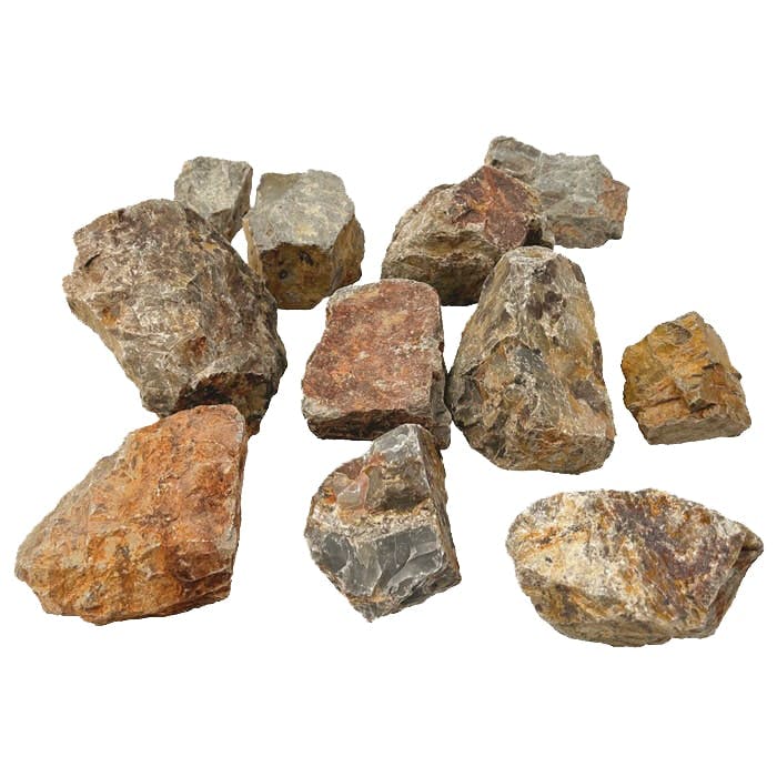 庭石 割栗石 ブラウン ロックガーデン 石 モカロック 20kg 割栗石 茶色