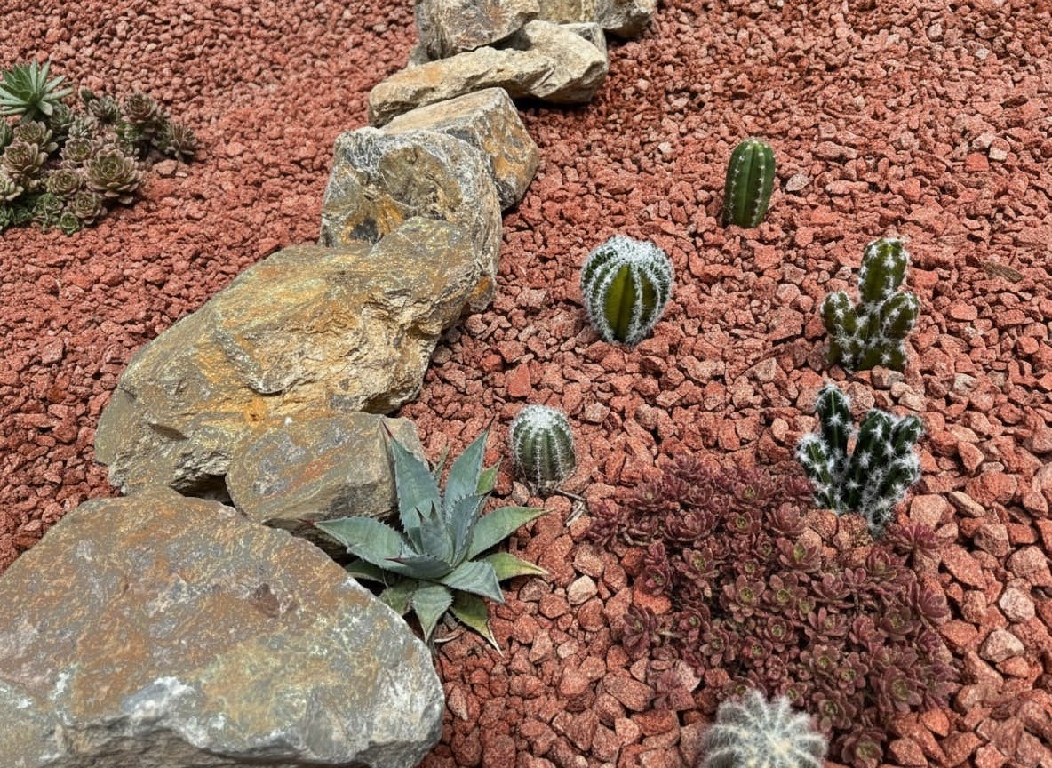 庭石 割栗石 ブラウン ロックガーデン 石 モカロック 20kg 割栗石 茶色