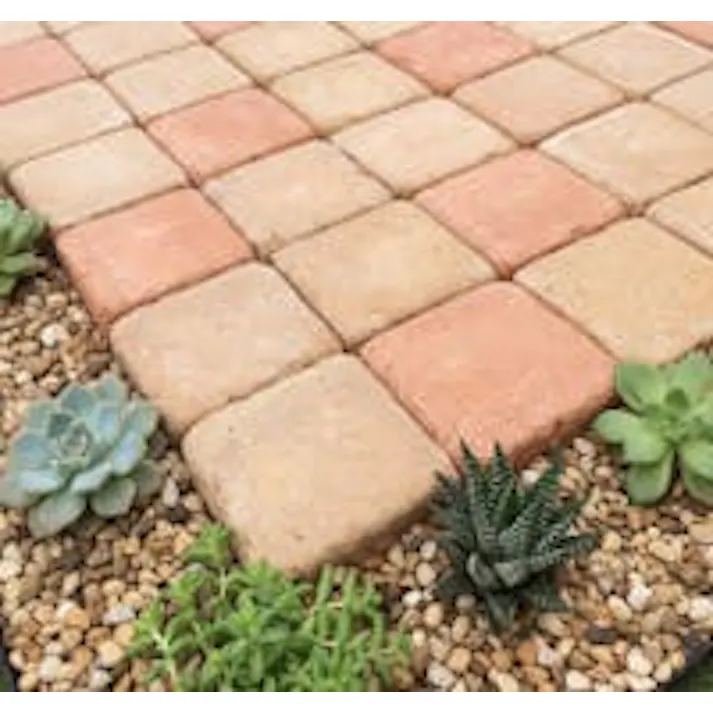 レンガ 貼り 防草シート 付き タイル 庭 置くだけ 敷石 防草 マット ガーデンレンガ ガーデンタイル 4シート ガーデニング diy おしゃれ 可愛い レンガタイル 屋外 床 敷くだけ 雑草対策 ステップストーン