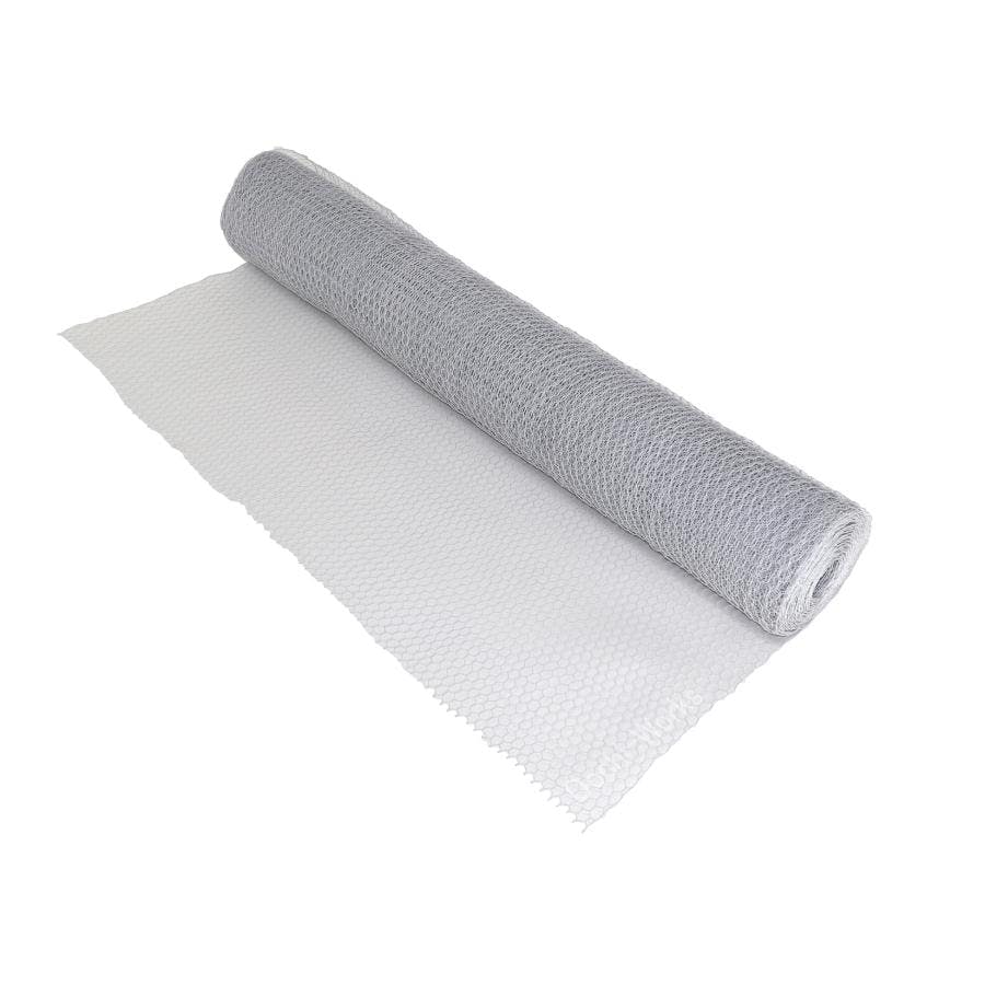 白ビニール亀甲金網 #25×10mm×910×25M 園芸用金網 防獣用金網 【送料無料】