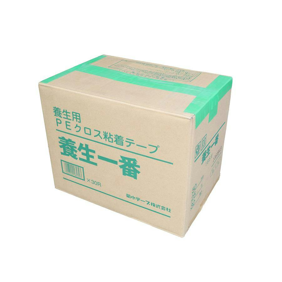 養生テープ 菊水テープ 養生一番 165V 50mm×25 30巻 1ケース 【送料 