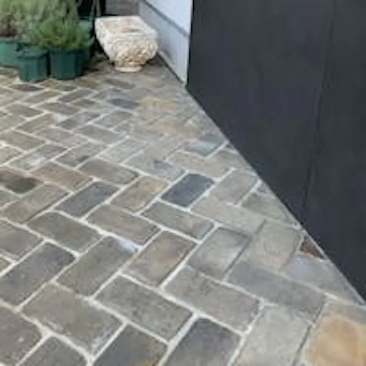 【アンティークレンガ 】上海レンガ グレー 8個入り 庭 DIY 煉瓦 ヴィンテージ ガーデニング 敷き 中古レンガ ブロック ブリック エクステリア アプローチ 長方形