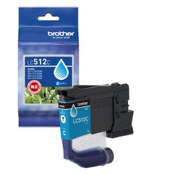 ブラザー純正】インクカートリッジ LC512C (シアン) | 文房具・事務