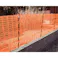 オレンジフェンス 1m×50m 防獣杭 30本付き セット フェンスネット&杭セット オレンジネット 仮設フェンス 防塵ネット ネットフェンス 【送料無料】