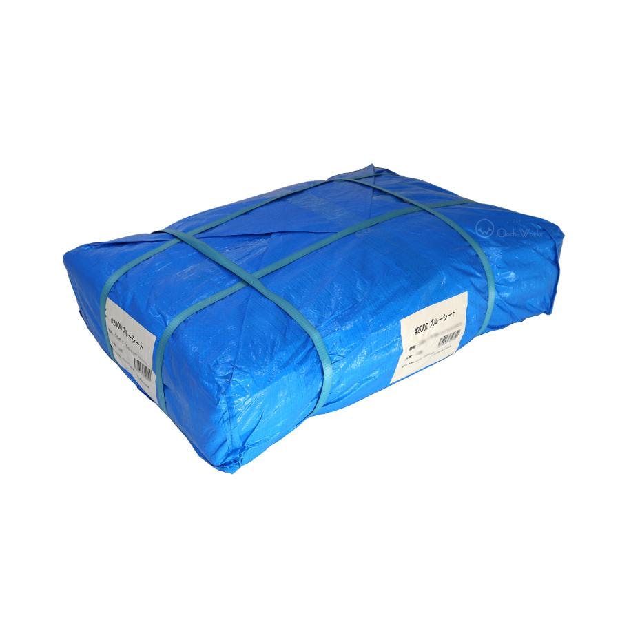 ブルーシート＃2000 3.6ｍ×5.4ｍ 10枚入り 中厚タイプ 【送料無料】