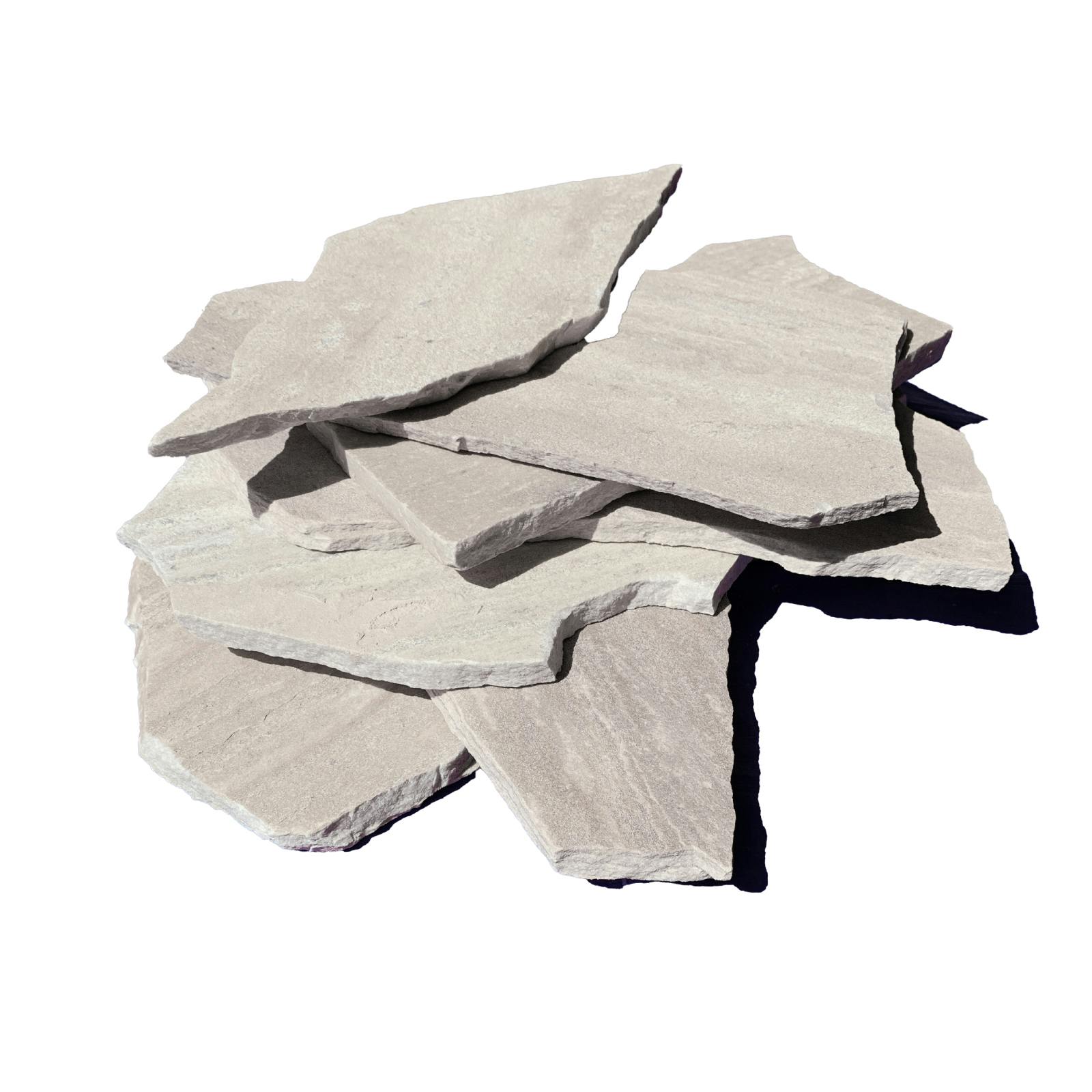 TAIKOH 乱形石材 アルビノホワイト 0.5平米入り 10〜30mm厚 | 庭園資材