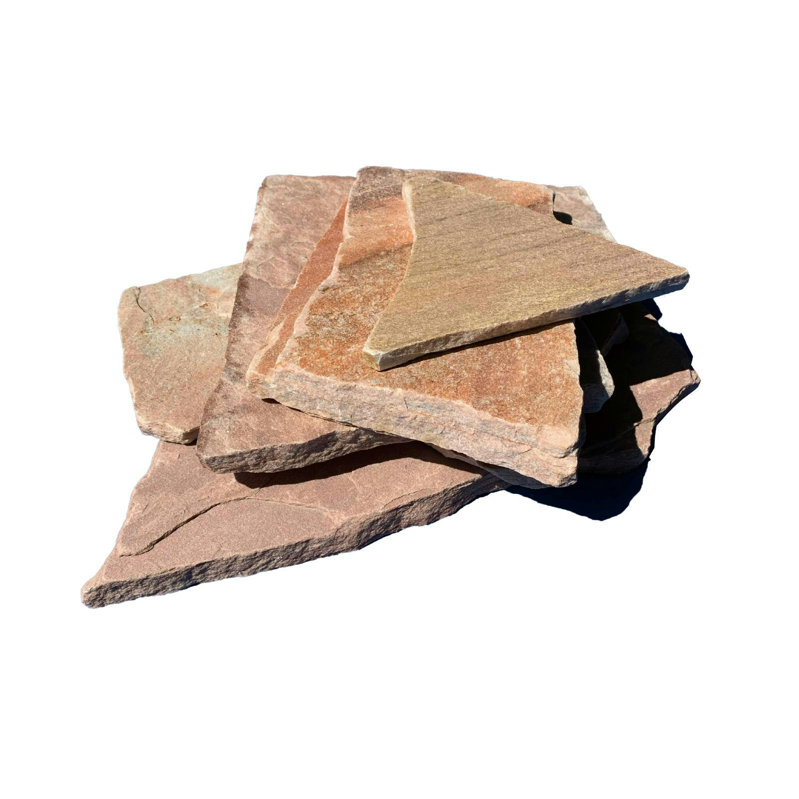 TAIKOH 乱形石材 アルビノピンク 0.5平米入り 10〜30mm厚 | 庭園資材