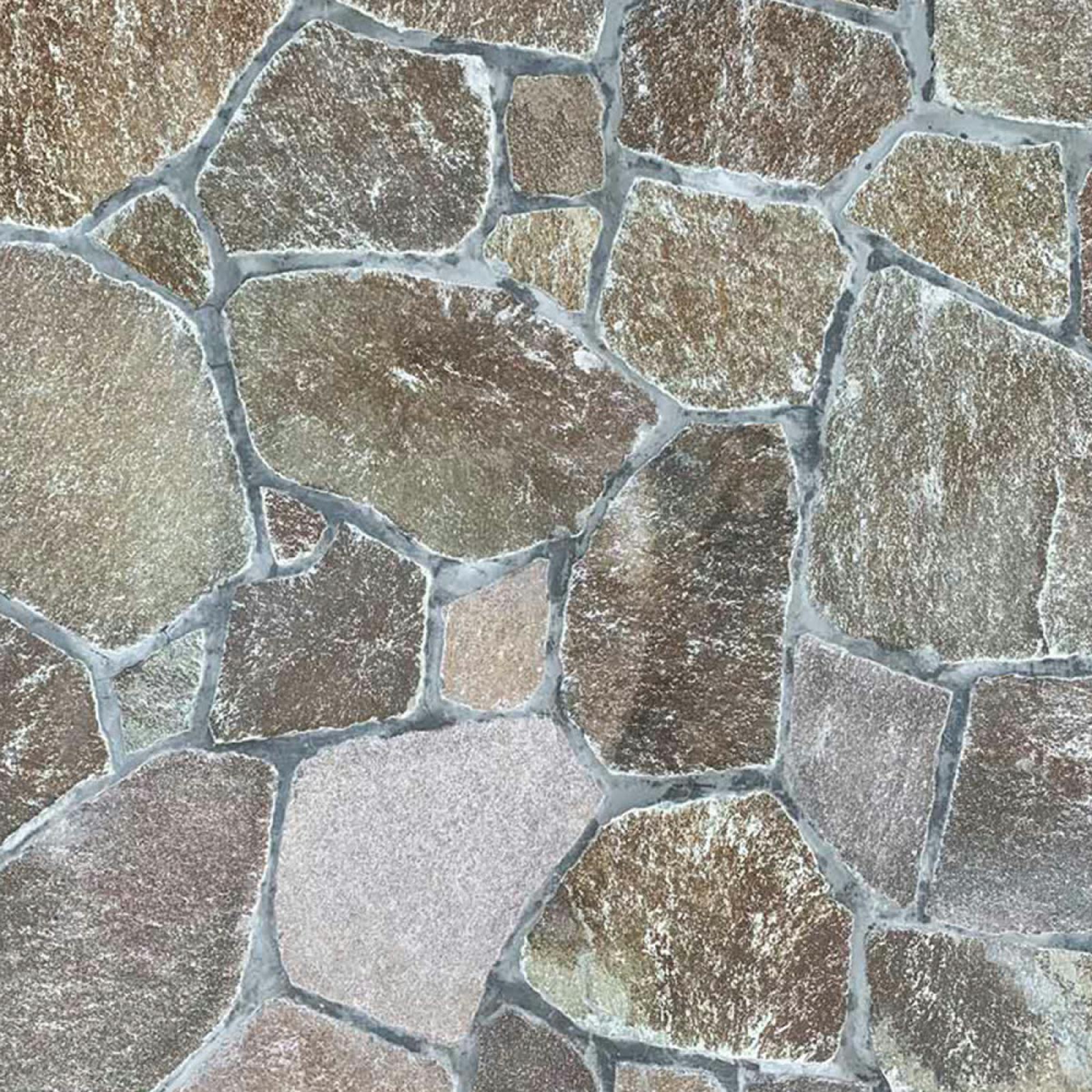 TAIKOH 乱形石材 ジャワ摺鉄平石 0.3平米入り 10〜30mm厚