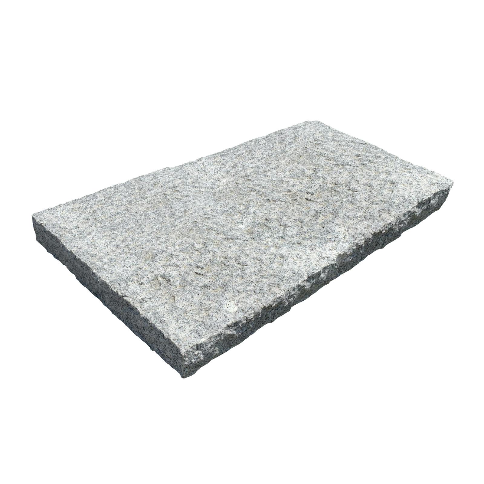 TAIKOH 敷石 白御影 30×30×5cm 天面ノミキリ 側面割肌 底面切削