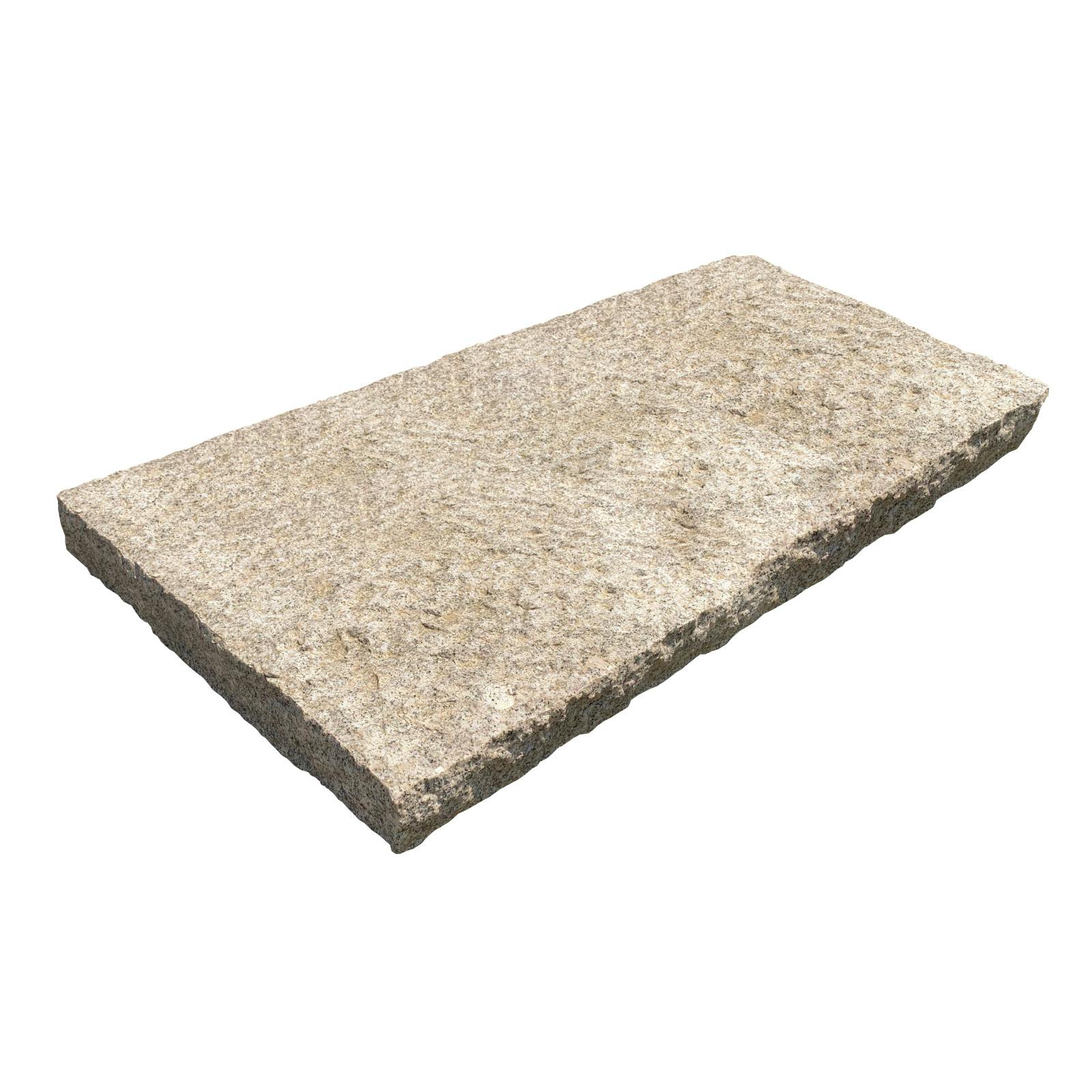 TAIKOH 敷石 錆御影 30×60×5cm 天面ノミキリ 側面割肌 底面切削 中国