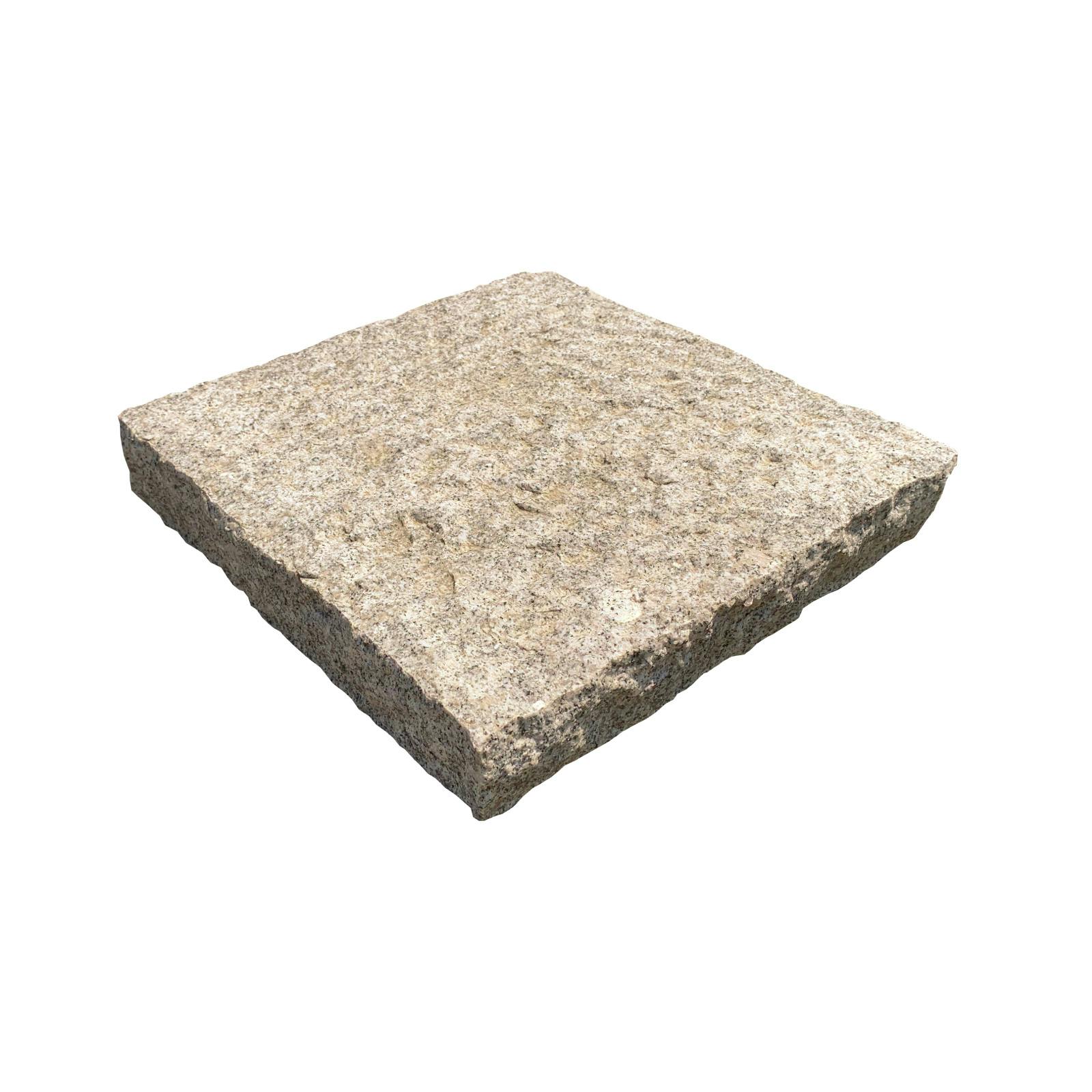 TAIKOH 敷石 錆御影 30×30×5cm 天面ノミキリ 側面割肌 底面切削 中国