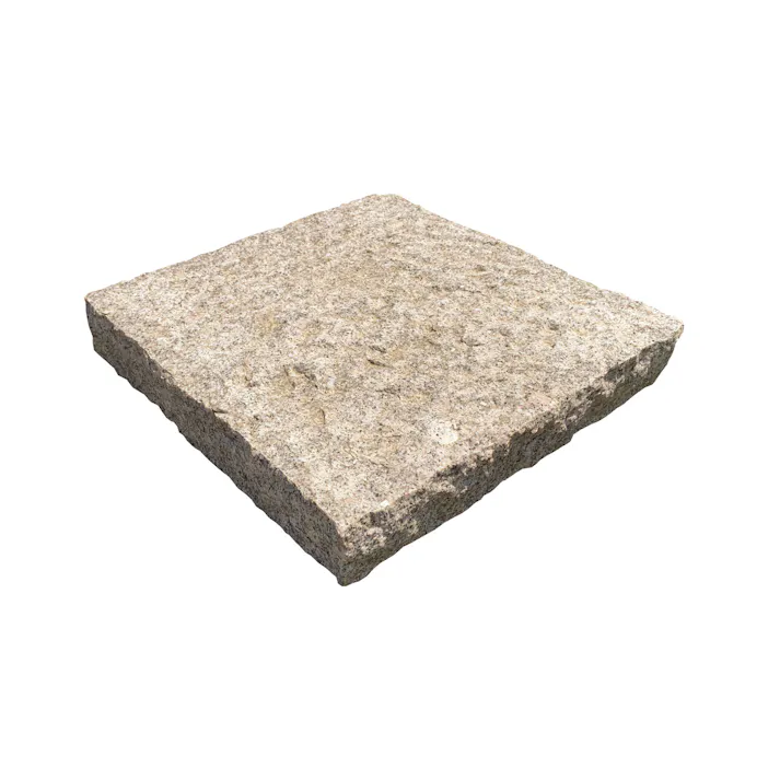 TAIKOH 敷石 錆御影 30×30×5cm 天面ノミキリ 側面割肌 底面切削 中国