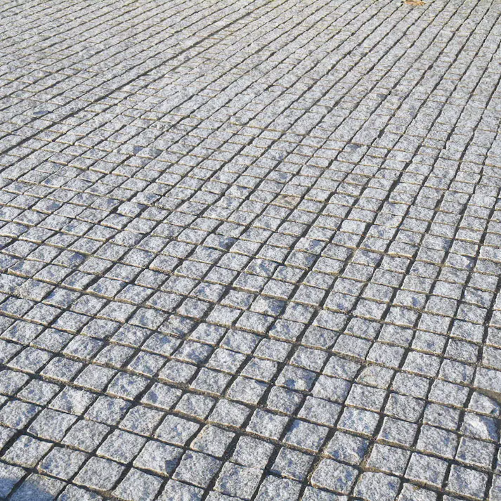 TAIKOH ピンコロ 白御影 半丁 (9×9×4.5cm) 30個セット 中国