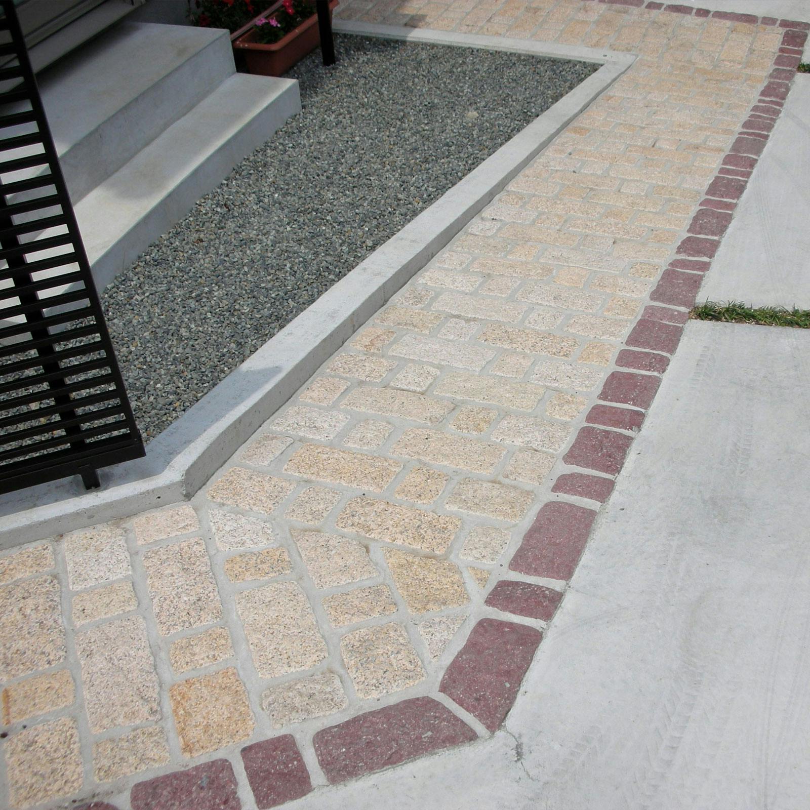 TAIKOH ピンコロ 錆御影 2丁 (9×9×19cm) 6個セット 中国 | 庭園資材