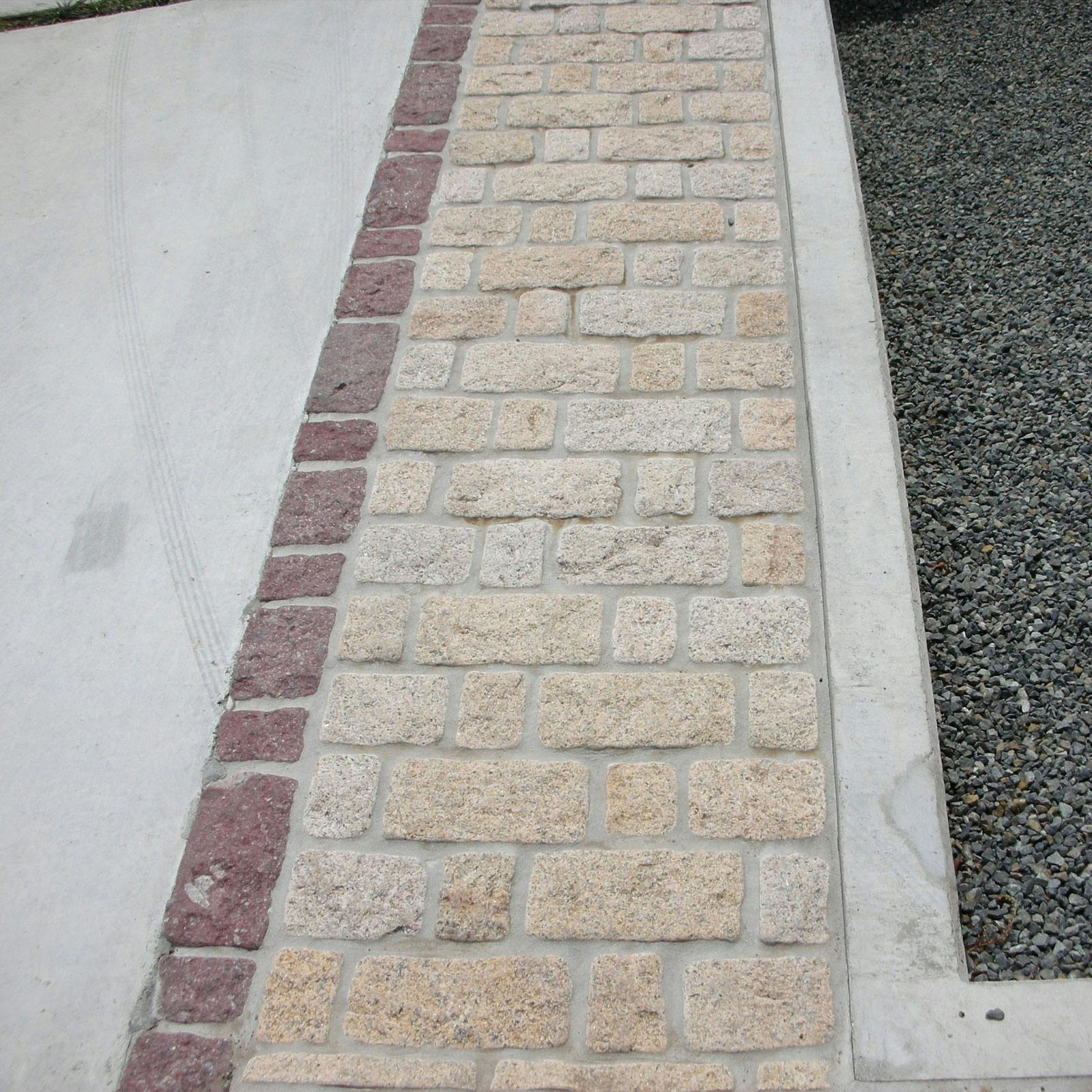 TAIKOH ピンコロ 錆御影 2丁 (9×9×19cm) 6個セット 中国 | 庭園資材