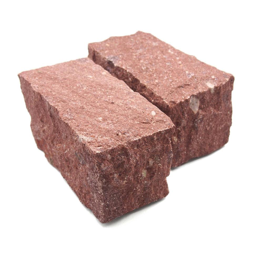 TAIKOH ピンコロ 赤御影 2丁 (9×9×19cm) 6個セット 中国