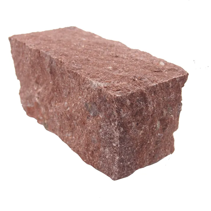 TAIKOH ピンコロ 赤御影 2丁 (9×9×19cm) 6個セット 中国