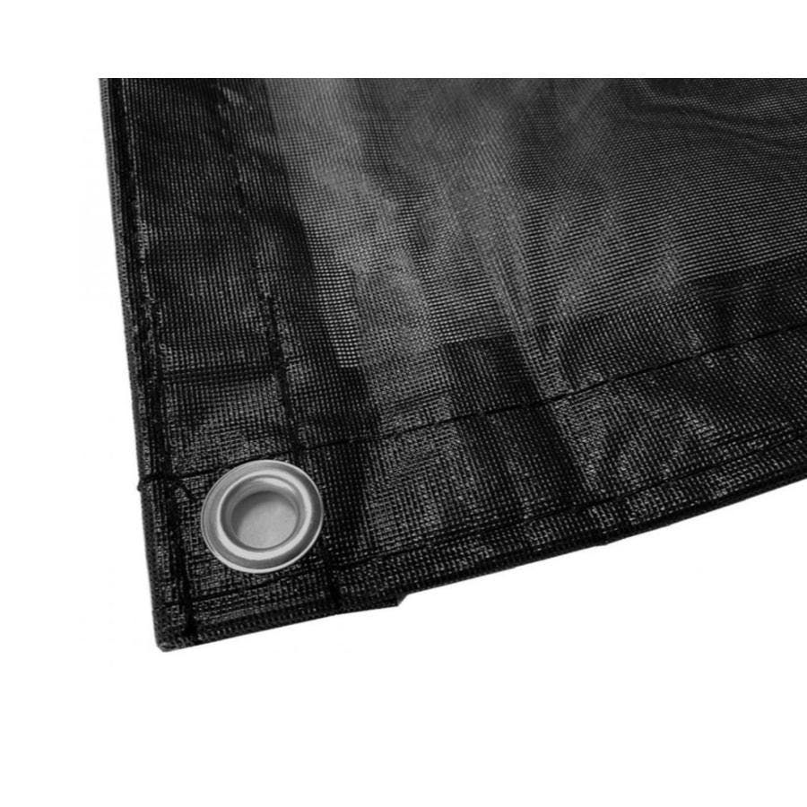 防炎メッシュシート 0.6×5.4m 10枚入り ブラック ネットシート 飛散