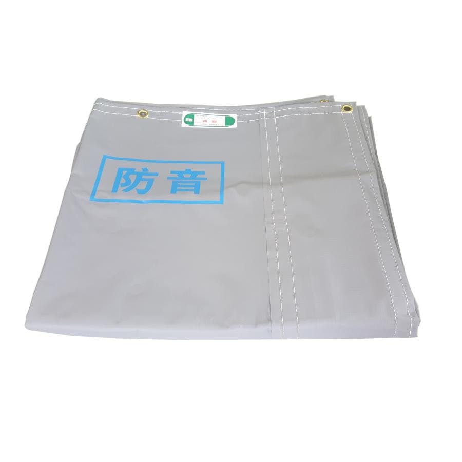 防音シート 1.8ｍ×5.4ｍ 5枚セット 0.4ｍｍ厚 グレー 灰色防音 工事用  【送料無料】