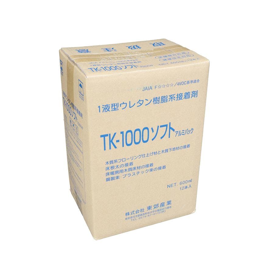 東郊産業 TK1000ソフト アルミパック 12本入 ウレタン樹脂系ボンド