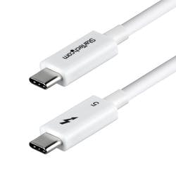 Thunderbolt 5ケーブル/80cm/8K60Hz/240W PD/認証品/ホワイト