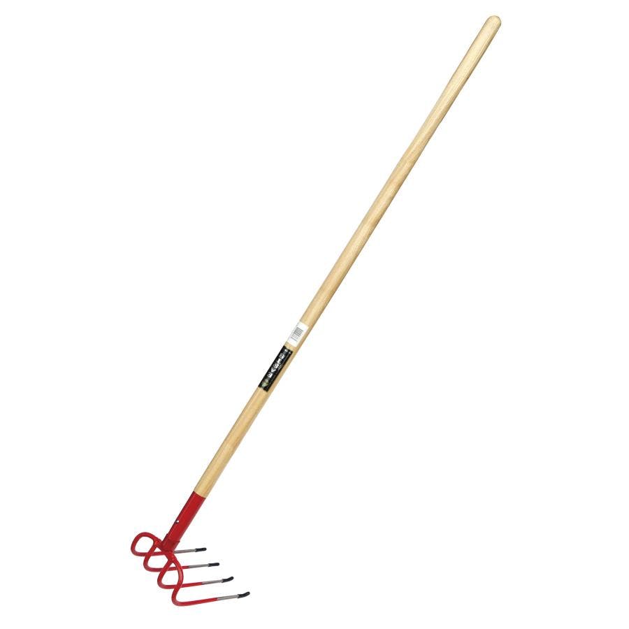 木柄ポテトホーク 4本爪 農用ホーク 【送料無料】